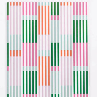 Line It Up Pink & Green Notebook Large - Elle J. Boutique - So Darling