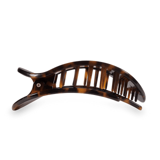 Round Flat Hair Clip | Large | Tortoise - Elle J. Boutique - TELETIES