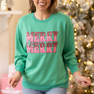 Sarah Merry Merry Sweatshirt - Elle J. Boutique - Mary Square