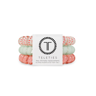 Spiral Hair Coils | Large | Calming Coral - Elle J. Boutique - Teleties